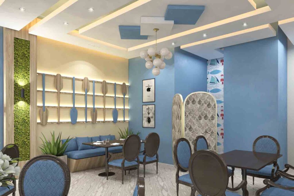 تصميم داخلي كافيهات